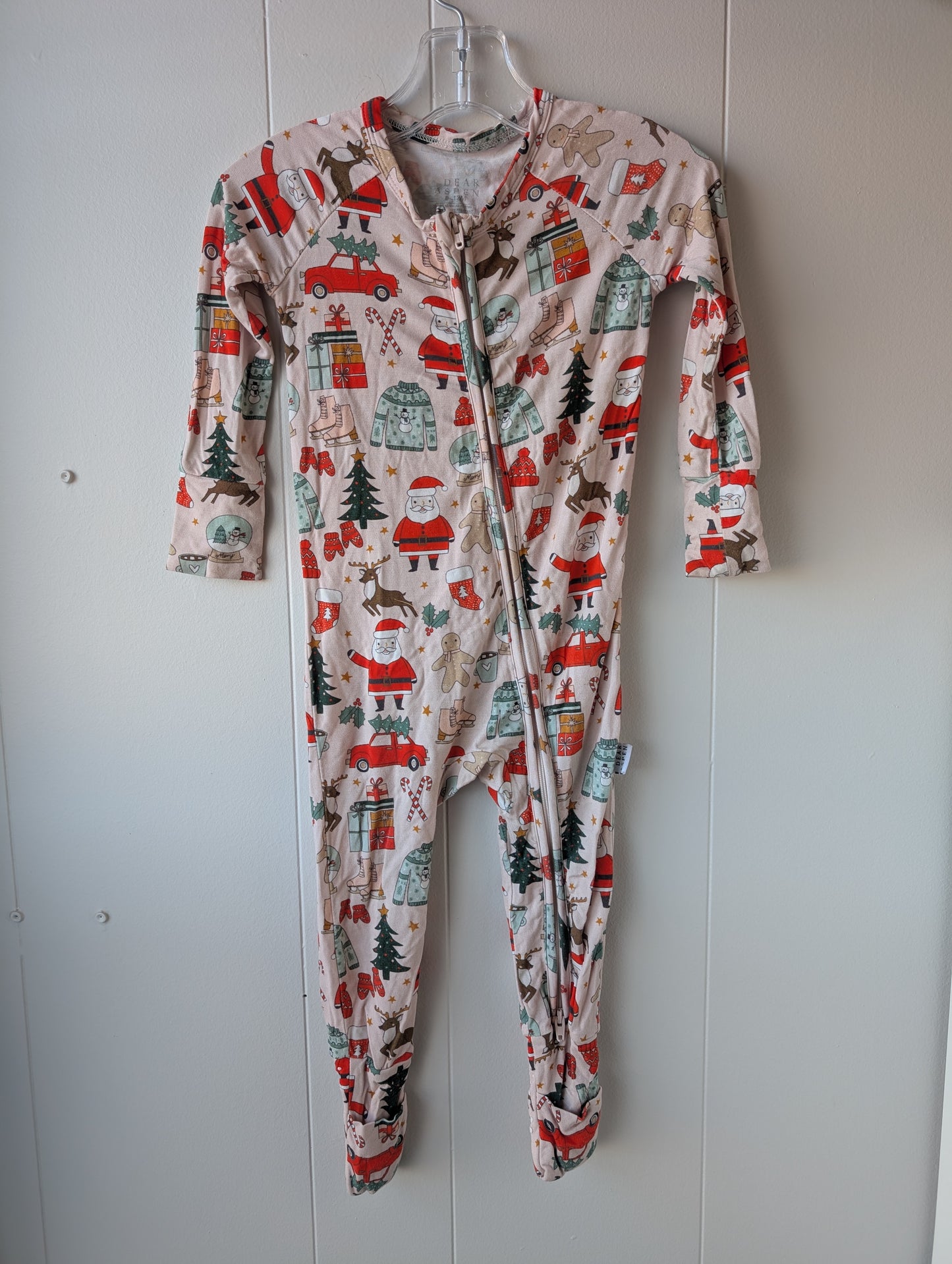 Dear Aspen Santa Sleeper 6-12 Months
