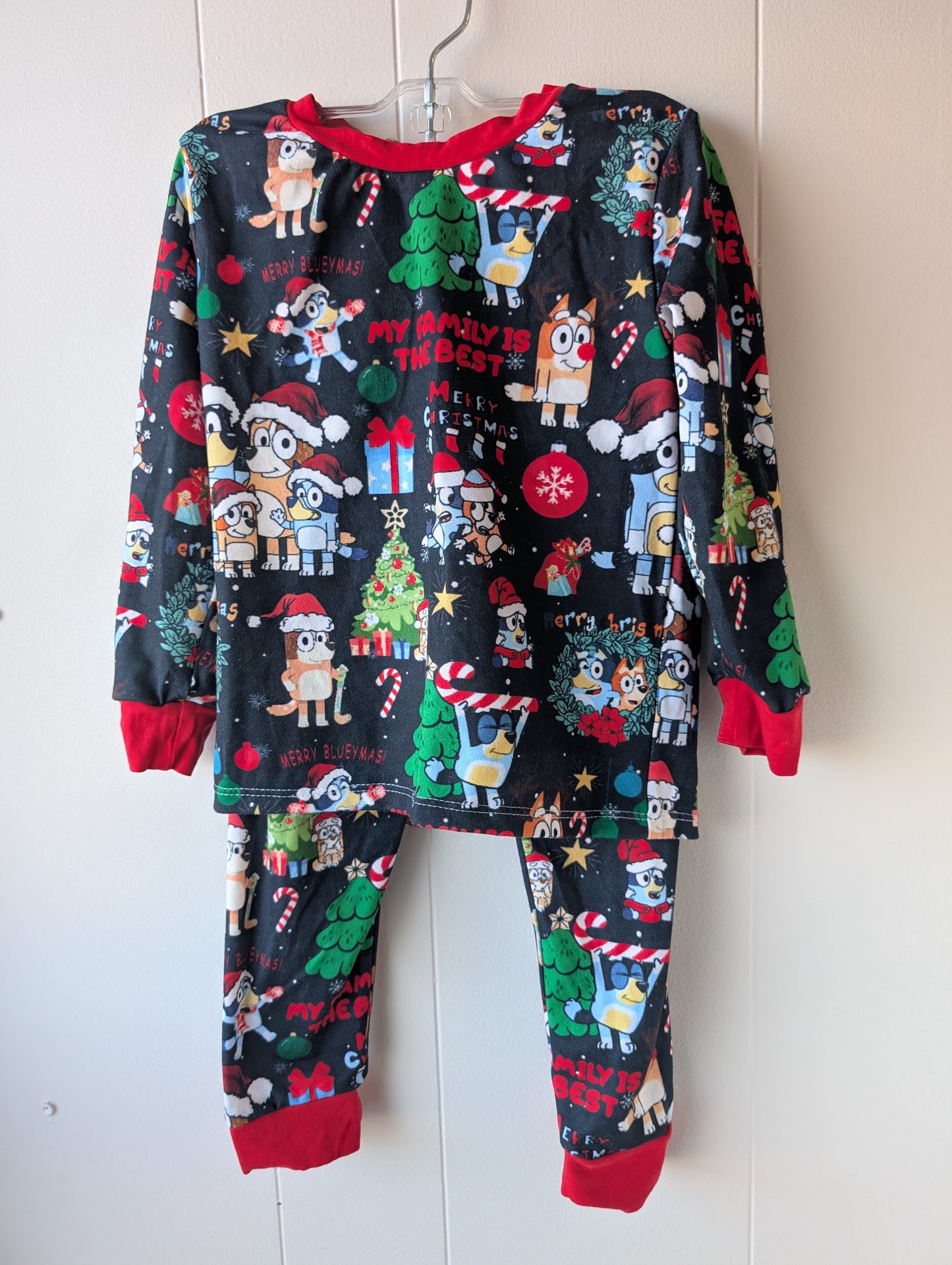 The Custom Elephant Bluey PJ Set In 3T