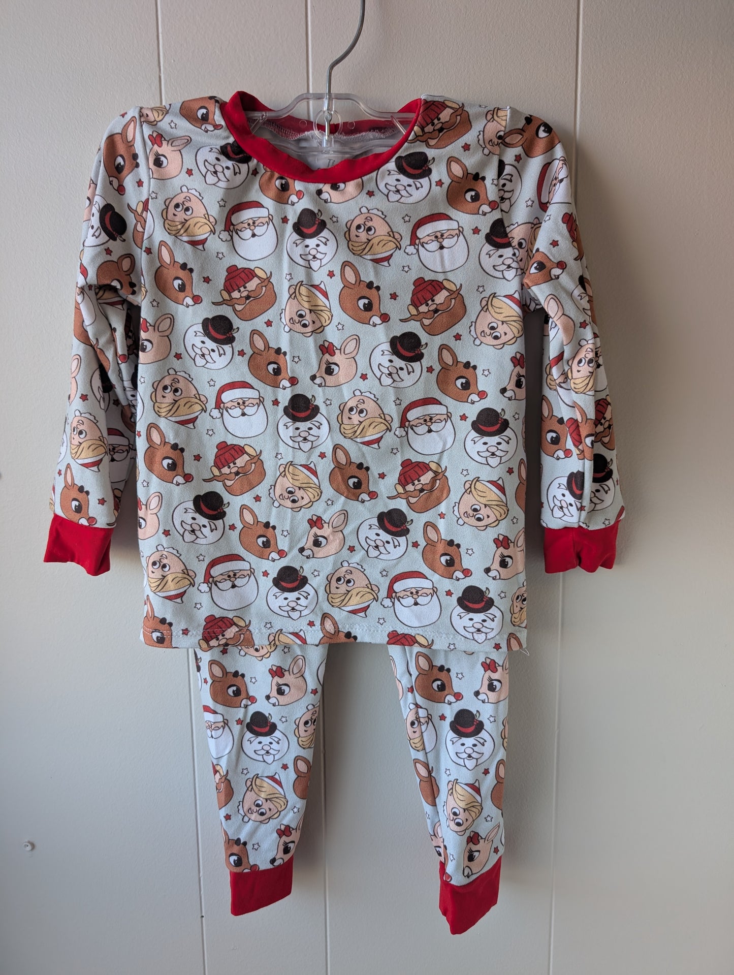 The Custom Elephant Rudolph PJ Set in 3T, 6 and 7/8