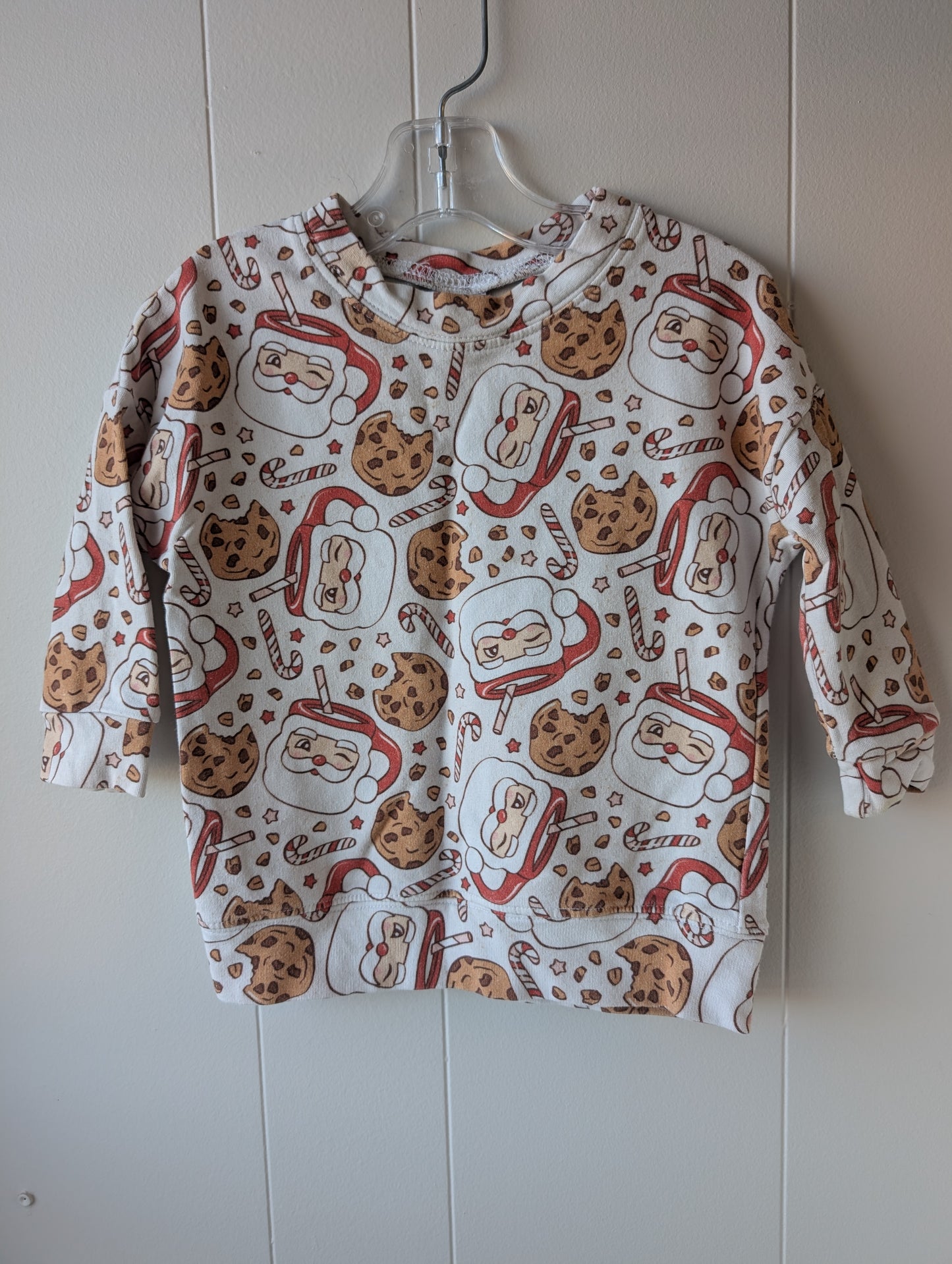 Dear Aspen Santa Cup Crewneck Size 2T